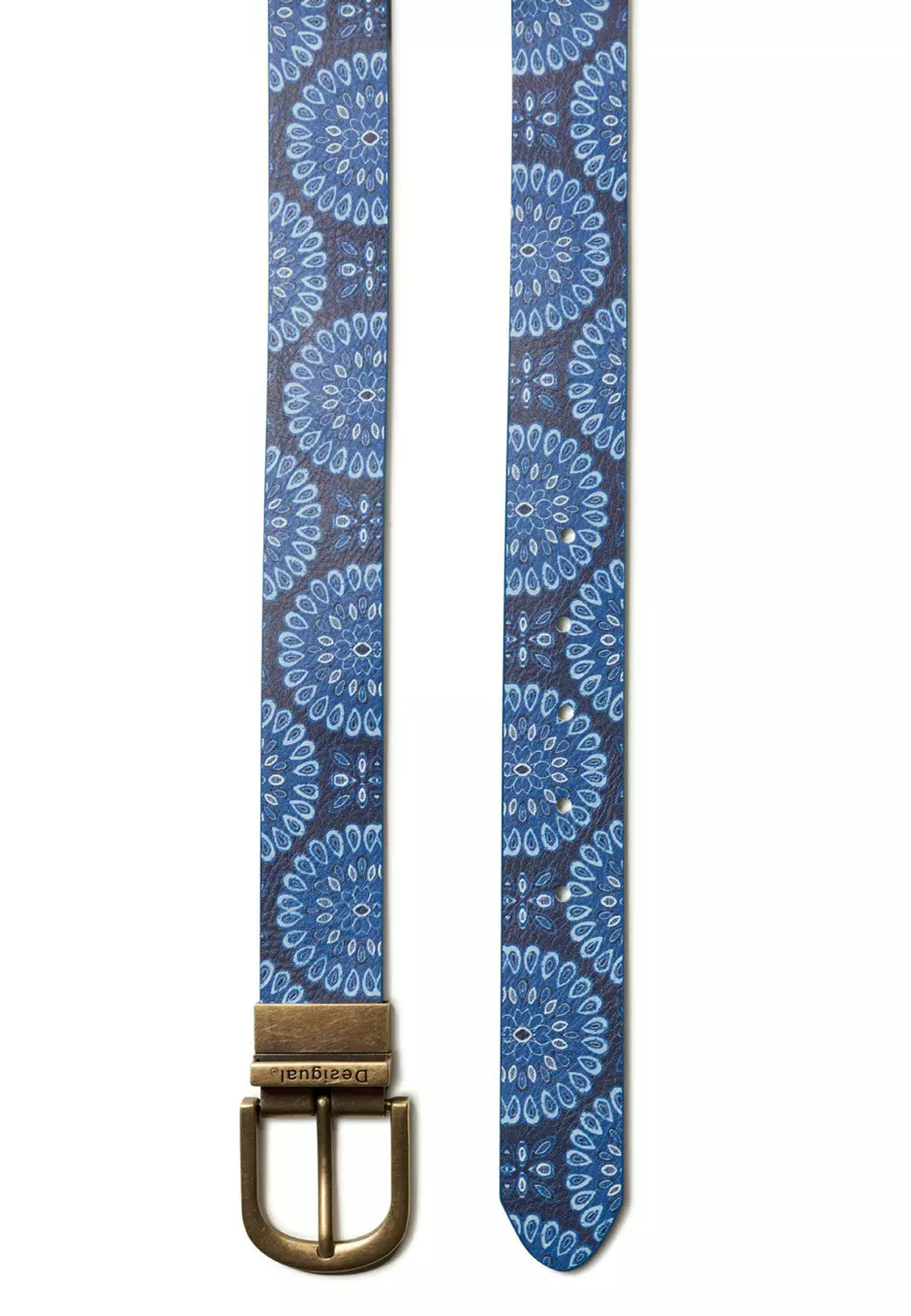 Damen Desigual Gürtel Mandalablue Reversible Damen Desigual Gürtel Mandalablue Reversible