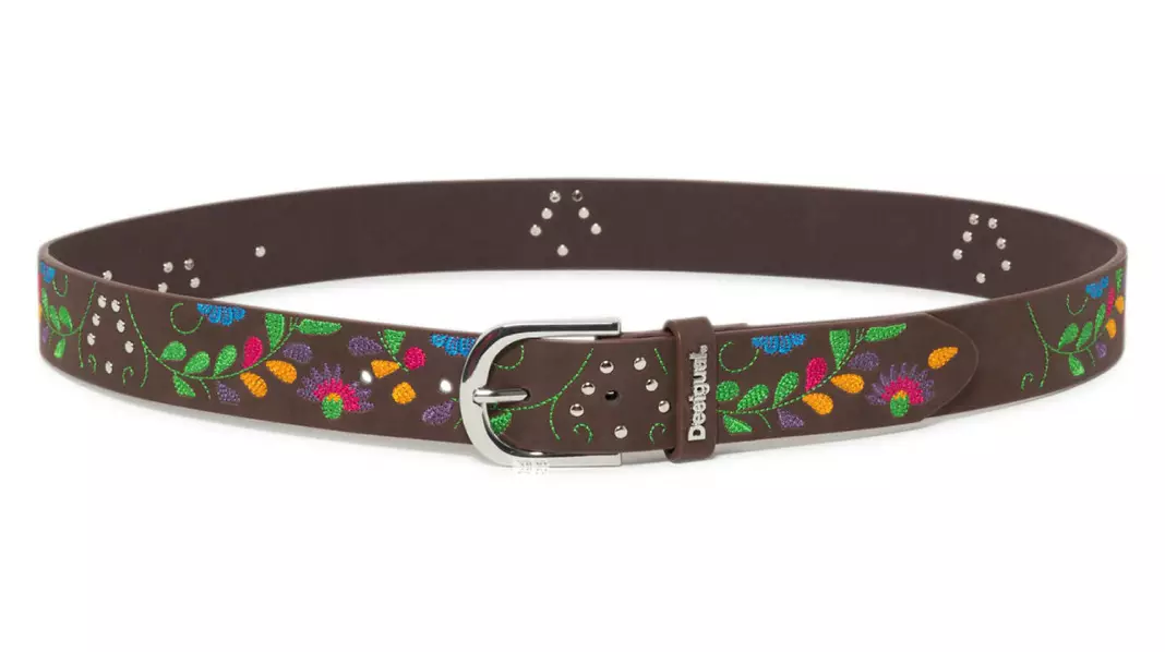 Desigual Gürtel Maverick Basico, 3,5 cm Breit, bestrickt Desigual Gürtel Maverick Basico, 3,5 cm Breit, bestrickt