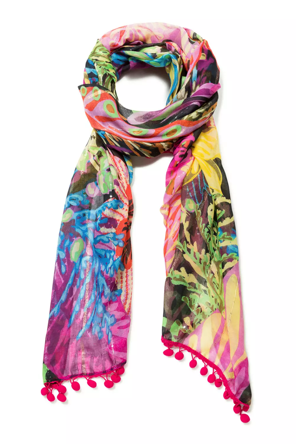 Desigual Damentuch Flowersin Schal Desigual Damentuch Flowersin Schal